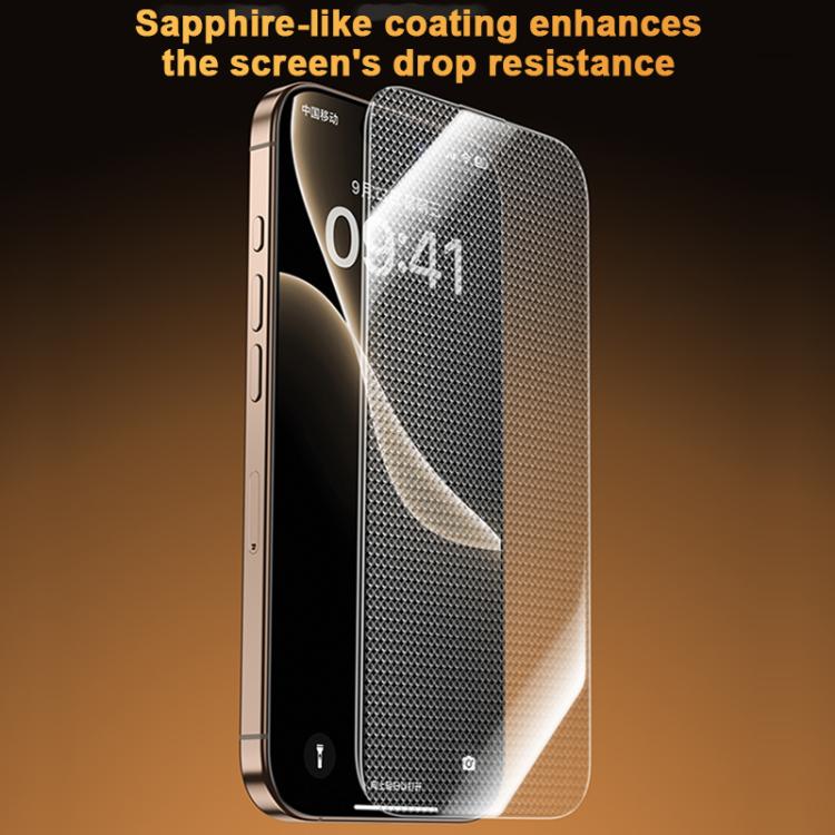 For iPhone 17 Pro Benks King Kong Corning Hot-bend Full-glue DLC Tempered Film Quick-install Version