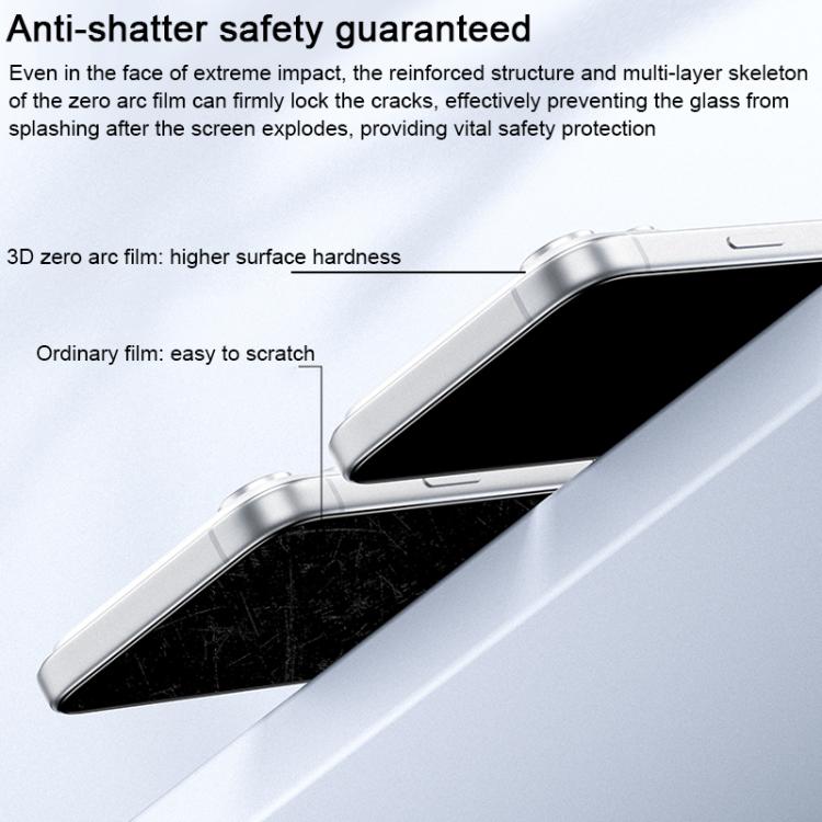 For iPhone 17 Pro Max Benks Zero Curve Edge HD Tempered Screen Protector