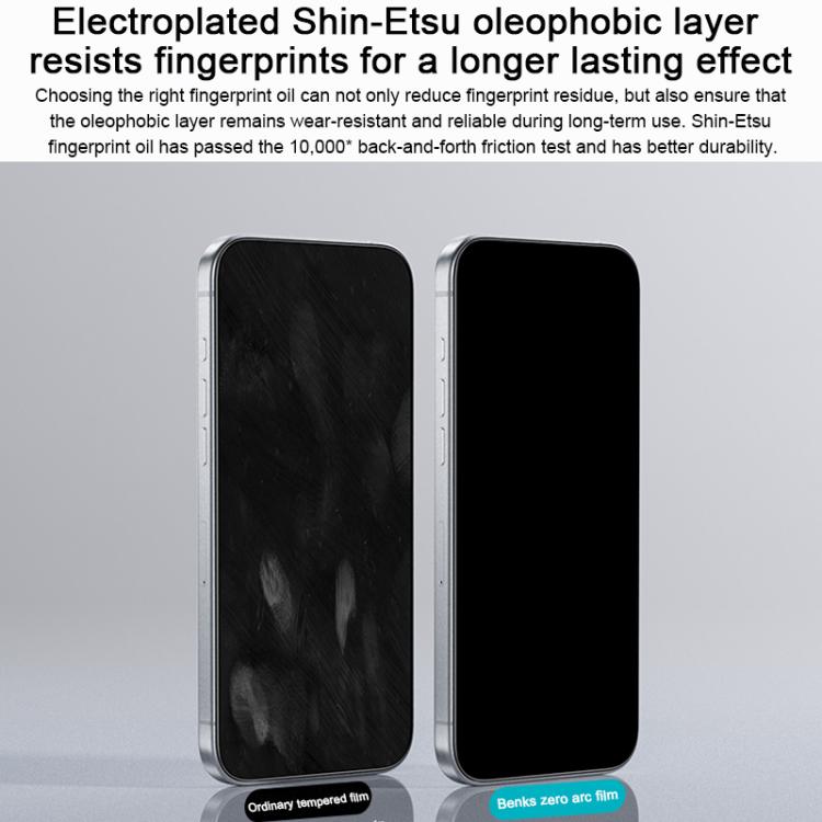 For iPhone Air Benks Zero Curve Edge HD Tempered Screen Protector