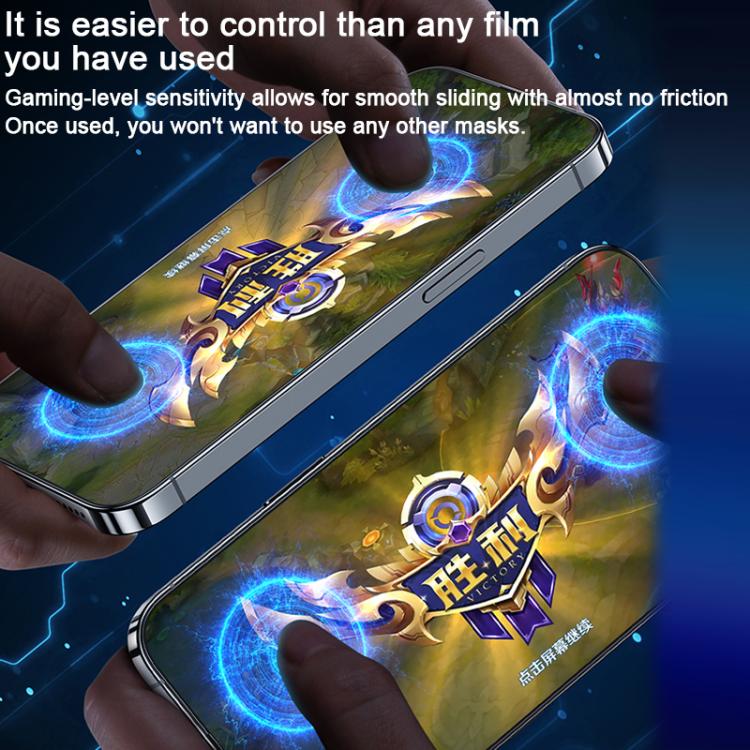 For iPhone 17 Pro Max Benks Zero Curve Edge Gaming Frosted Tempered Screen Protector