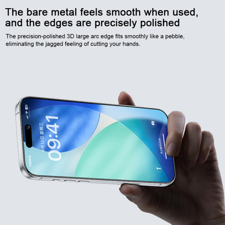 For iPhone 17 Pro Max Benks Zero Curve Edge Privacy Tempered Screen Protector