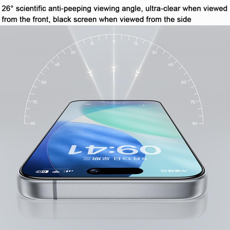 For iPhone Air Benks Zero Curve Edge Privacy Tempered Screen Protector