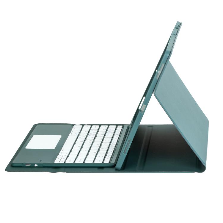 For Samsung Galaxy Tab S11 Ultra Candy Color TPU Touch Bluetooth Keyboard Leather Tablet Case with Pen Holder