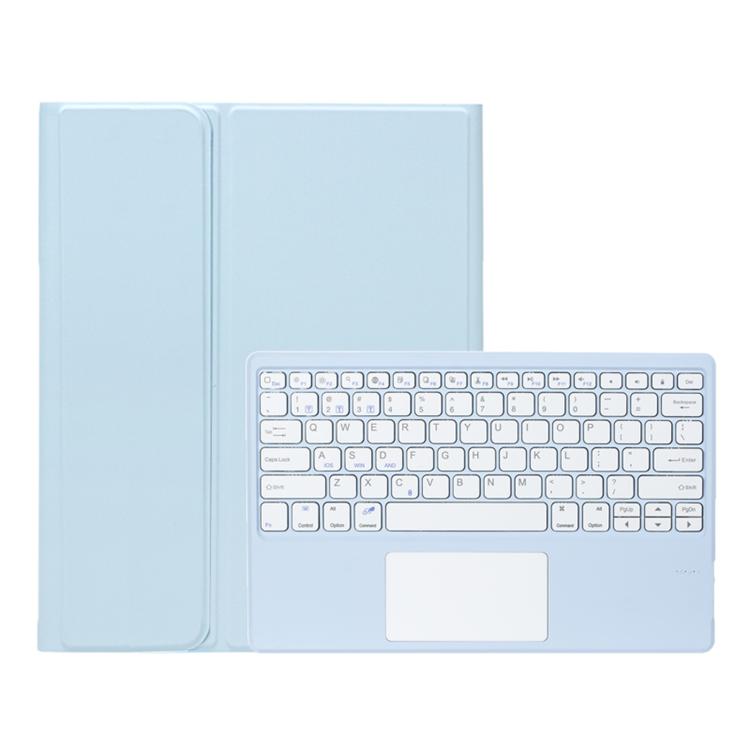 For Samsung Galaxy Tab S11 Ultra Candy Color TPU Touch Bluetooth Keyboard Leather Tablet Case with Pen Holder