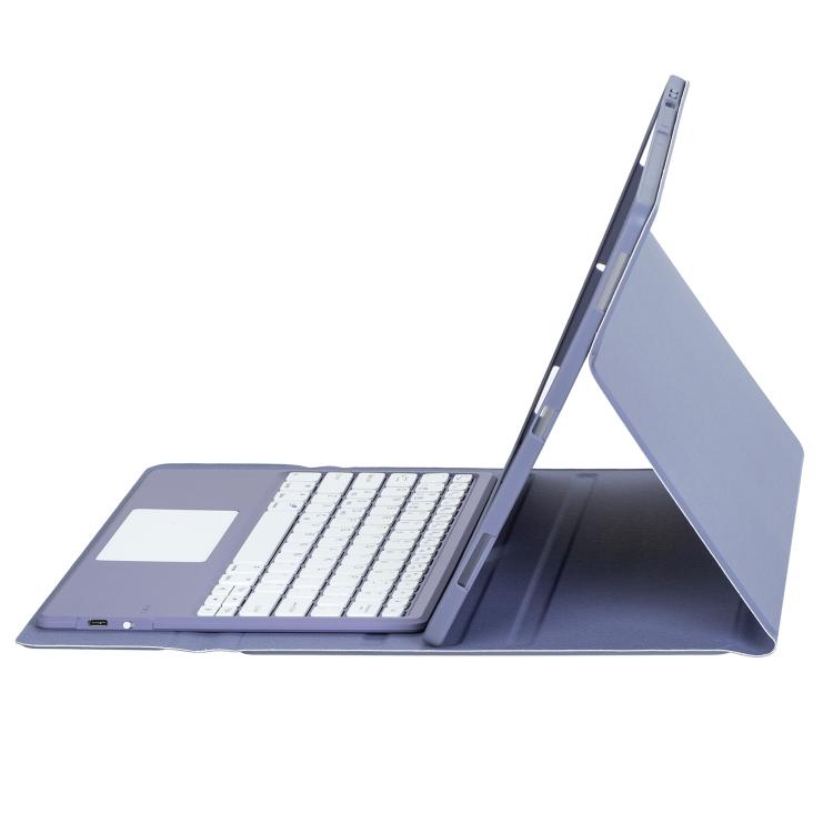 For Samsung Galaxy Tab S11 Ultra Candy Color TPU Touch Bluetooth Keyboard Leather Tablet Case with Pen Holder