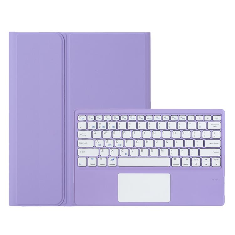 For Samsung Galaxy Tab S11 Ultra Candy Color TPU Touch Bluetooth Keyboard Leather Tablet Case with Pen Holder
