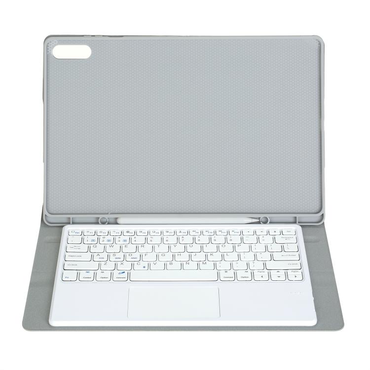 For Samsung Galaxy Tab S11 Ultra Candy Color TPU Touch Bluetooth Keyboard Leather Tablet Case with Pen Holder