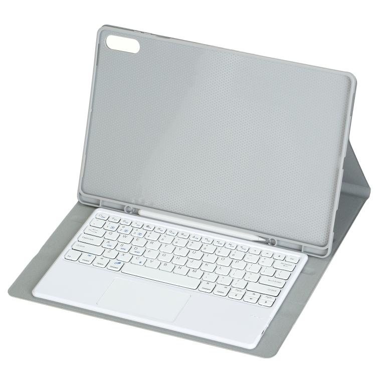 For Samsung Galaxy Tab S11 Ultra Candy Color TPU Touch Bluetooth Keyboard Leather Tablet Case with Pen Holder