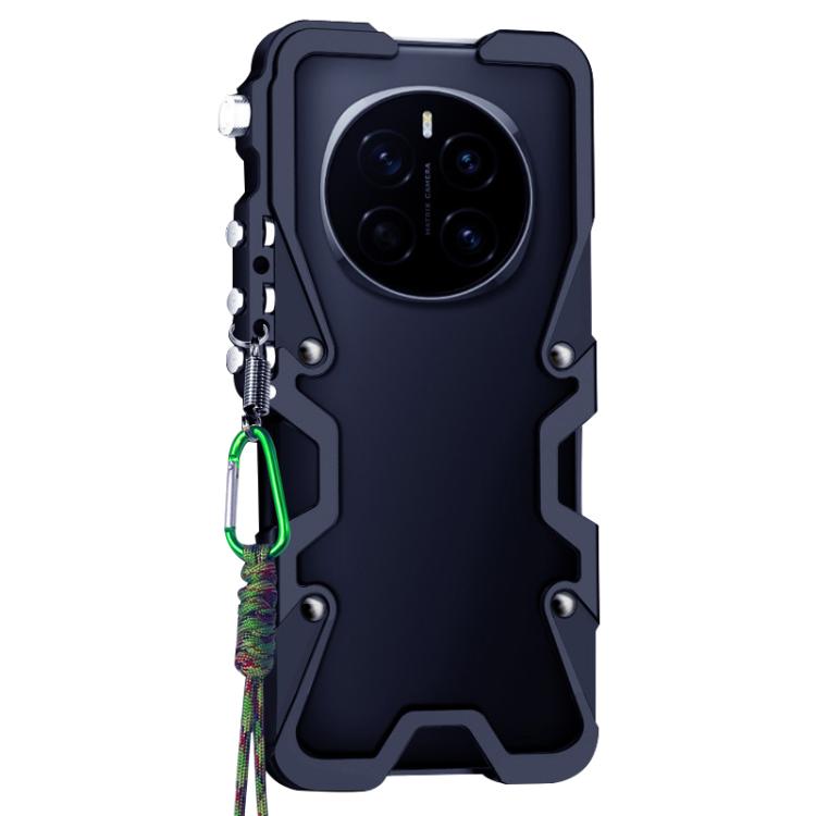 For Honor Magic7 Trigger Design Hollow Metal Frame Phone Case with Lanyard
