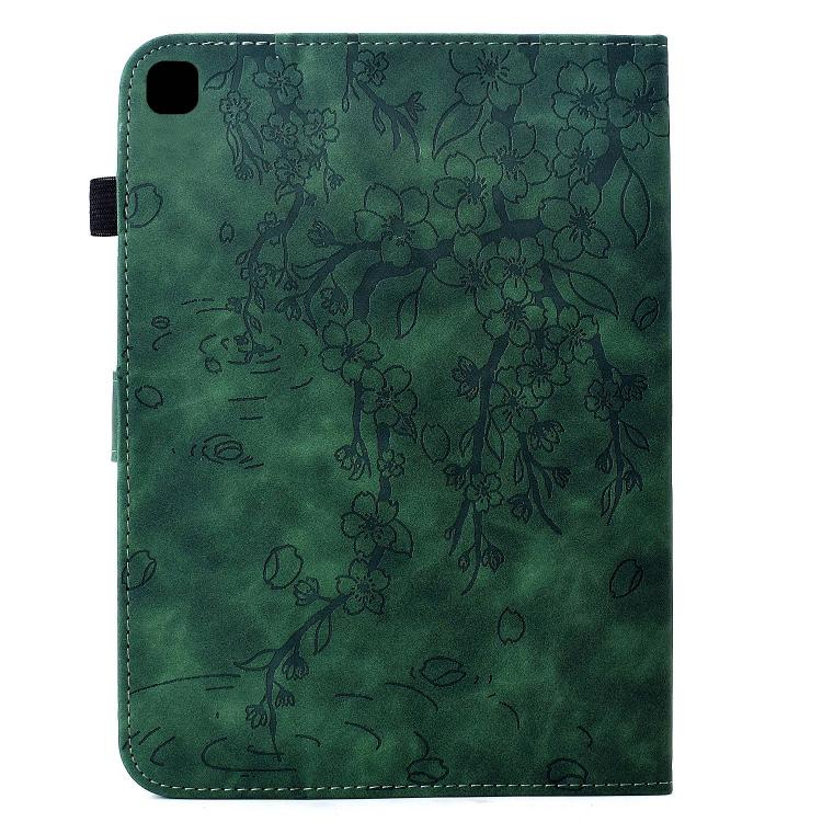 For Samsung Galaxy Tab A 10.1 2019 Plum Blossom Embossed Leather Tablet Case
