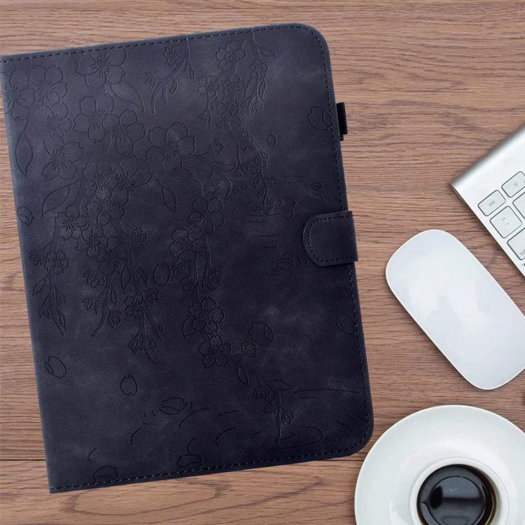 For Samsung Galaxy Tab A7 Lite / T220 Plum Blossom Embossed Leather Tablet Case