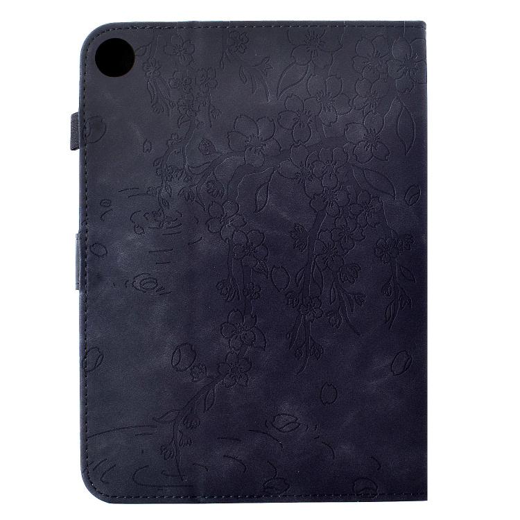 For Samsung Galaxy Tab A11+ / A9+ Plum Blossom Embossed Smart Leather Tablet Case