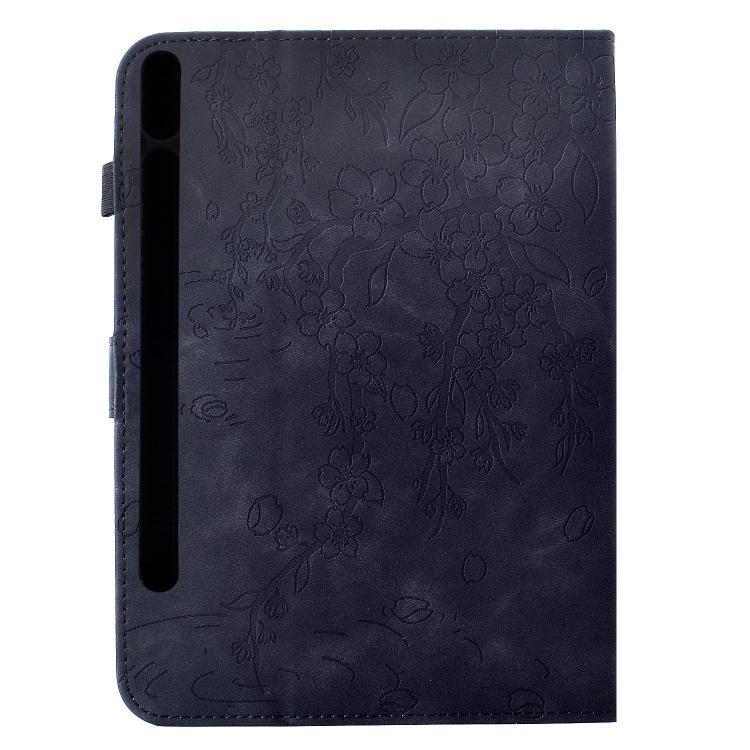 For Samsung Galaxy Tab S10 FE / S9 FE Plum Blossom Embossed Smart Leather Tablet Case