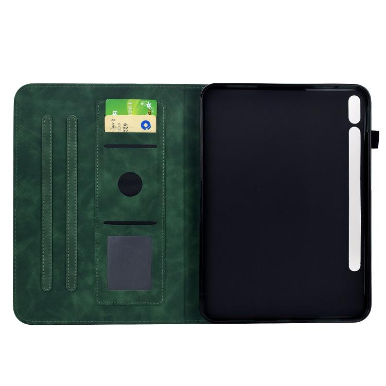 For Samsung Galaxy Tab S10 FE+ Plum Blossom Embossed Smart Leather Tablet Case