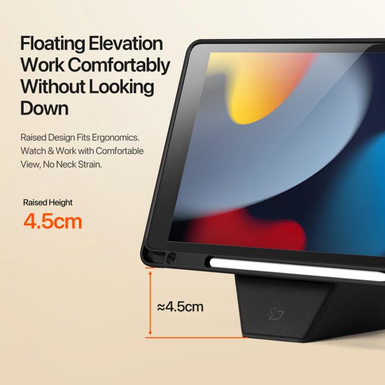For iPad 10.2 2019 / 2020 / 2021 DUX DUCIS Vers Series PU + TPU Tablet Case