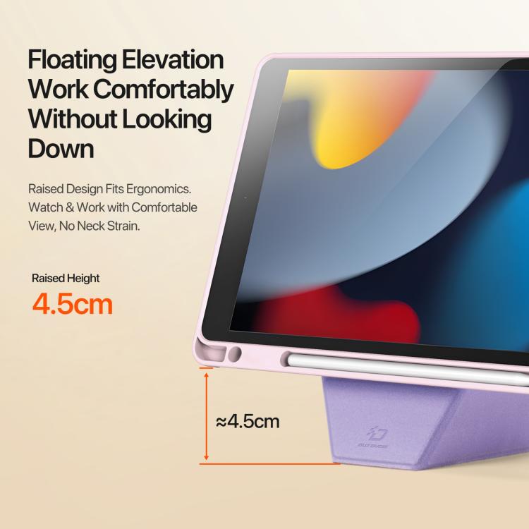 For iPad 10.2 2019 / 2020 / 2021 DUX DUCIS Vers Series PU + TPU Tablet Case