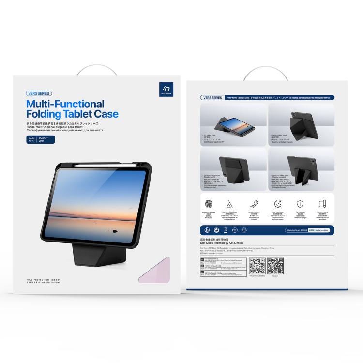 For iPad Pro 11 2025 / 2024 DUX DUCIS Vers Series PU + TPU Tablet Case