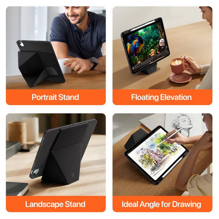 For iPad Air 13 2025 / 2024 / 2026 DUX DUCIS Vers Series PU + TPU Tablet Case