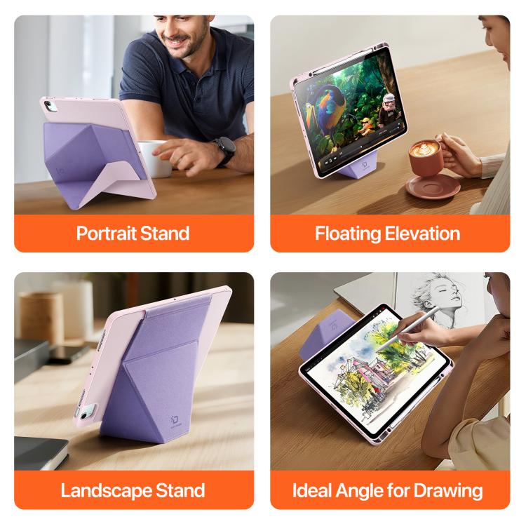 For iPad Air 13 2025 / 2024 / 2026 DUX DUCIS Vers Series PU + TPU Tablet Case