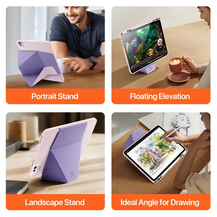 For iPad Pro 13 2024 / 2025 DUX DUCIS Vers Series PU + TPU Tablet Case