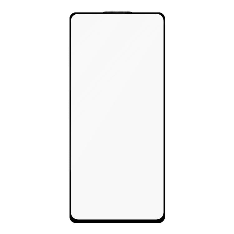 For Redmi Note 11E Pro Do As You Wish Silk Screen Printed HD Tempered Glass Film - Black
