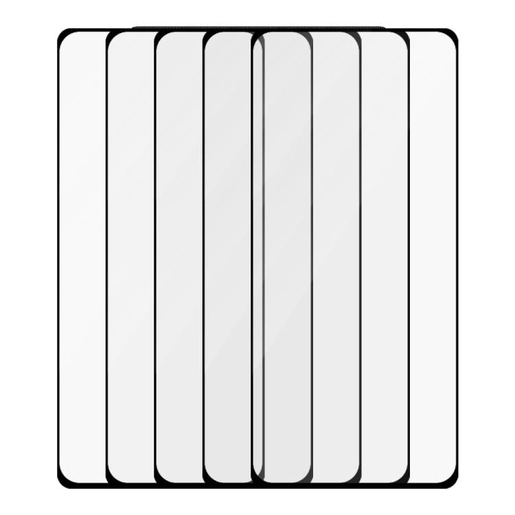 For Redmi K40S 5pcs / Pack Do As You Wish Silk Screen Printed HD Tempered Glass Film - Black