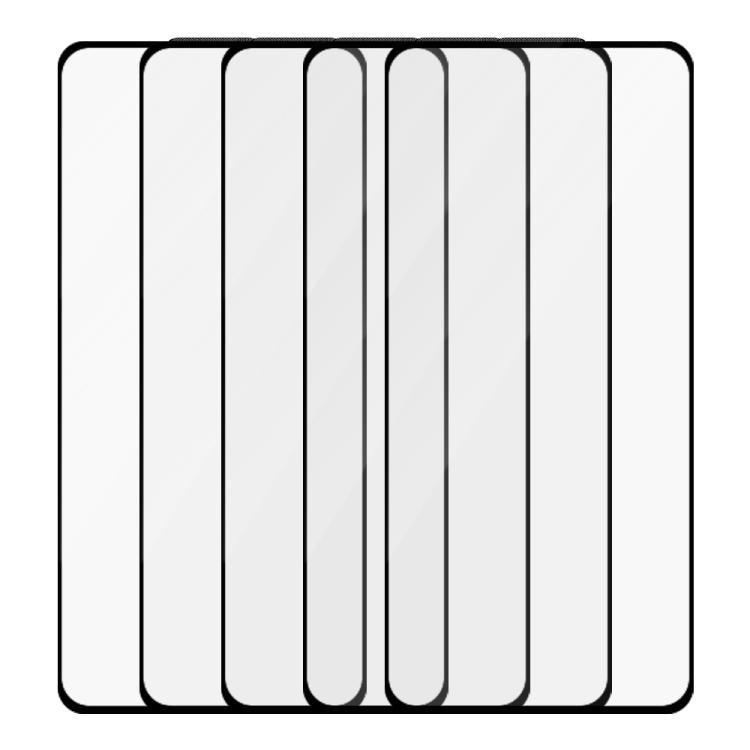 For Redmi K50 Ultra 5pcs / Pack Do As You Wish Silk Screen Printed HD Tempered Glass Film - Black