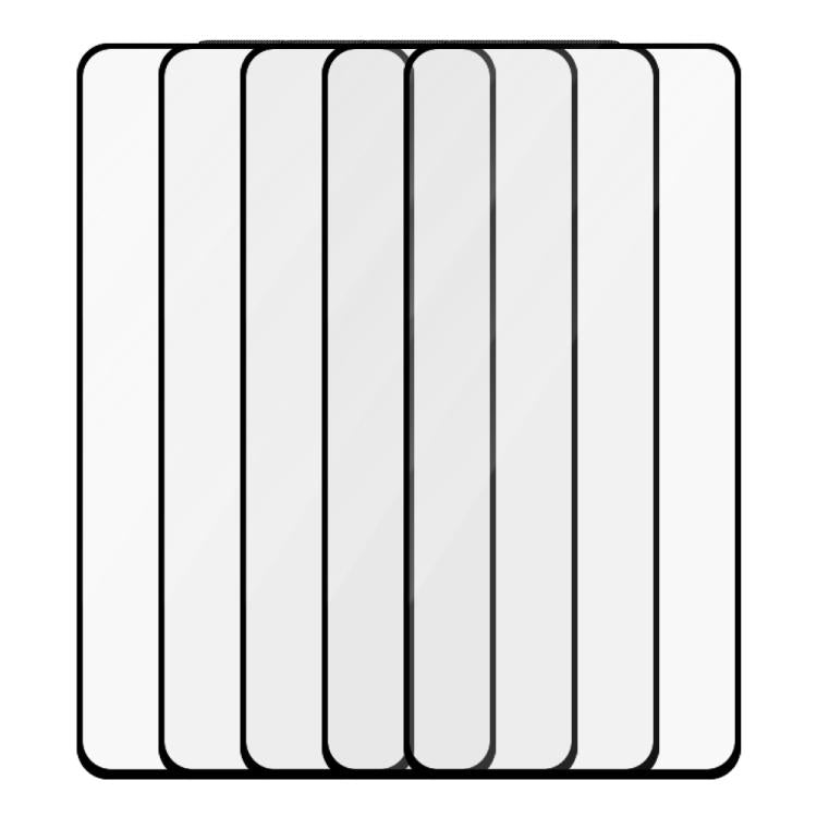For Redmi K50 / K50 Pro 5pcs / Pack Do As You Wish Silk Screen Printed HD Tempered Glass Film - Black
