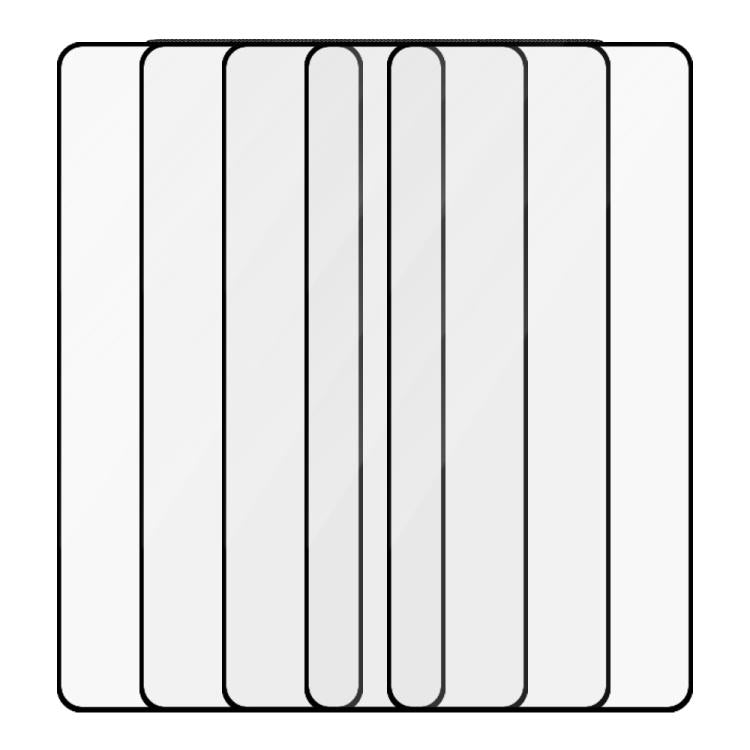 For Redmi K70 5pcs / Pack Do As You Wish Silk Screen Printed HD Tempered Glass Film - Black