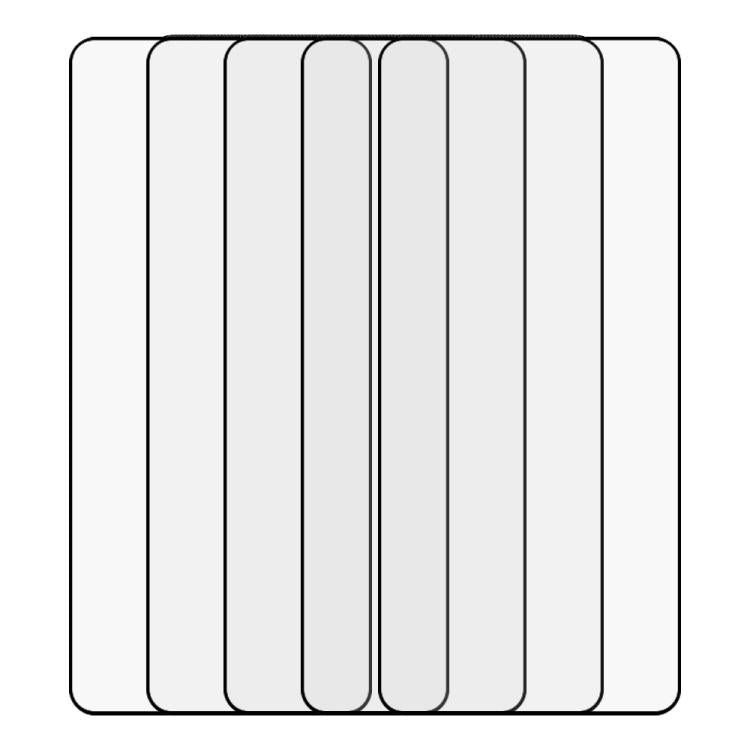 For Redmi K70 Ultra 5pcs / Pack Do As You Wish Silk Screen Printed HD Tempered Glass Film - Black