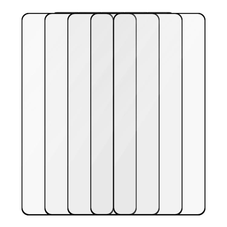 For Redmi K70E 5pcs / Pack Do As You Wish Silk Screen Printed HD Tempered Glass Film - Black