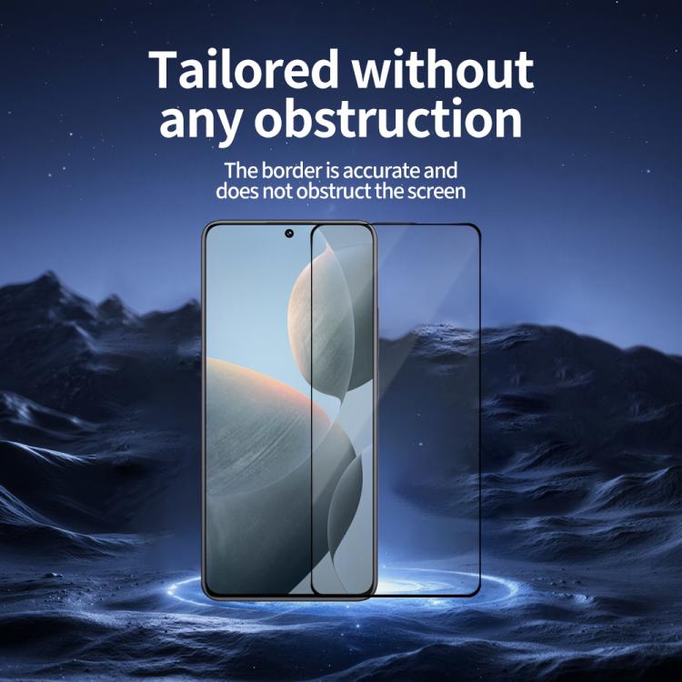 For Redmi K70E 5pcs / Pack Do As You Wish Silk Screen Printed HD Tempered Glass Film - Black