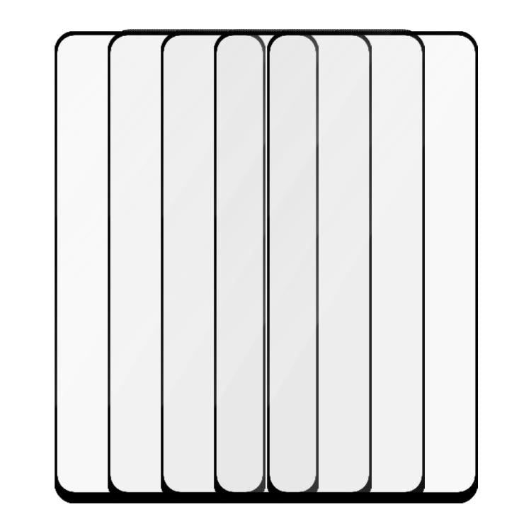For Redmi 10 5pcs / Pack Do As You Wish Silk Screen Printed HD Tempered Glass Film - Black