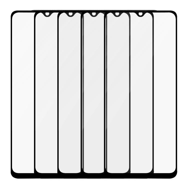 For Redmi A3x 5pcs / Pack Do As You Wish Silk Screen Printed HD Tempered Glass Film - Black