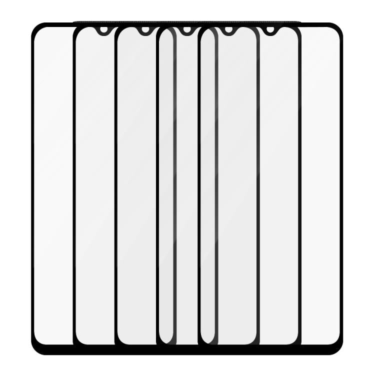For Redmi A3 5pcs / Pack Do As You Wish Silk Screen Printed HD Tempered Glass Film - Black