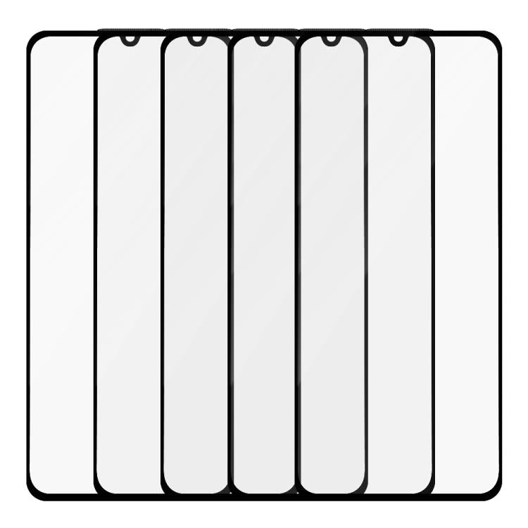 For Redmi A4 5G 5pcs / Pack Do As You Wish Silk Screen Printed HD Tempered Glass Film - Black