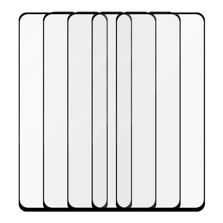For Redmi Note 11 5G 5pcs / Pack Do As You Wish Silk Screen Printed HD Tempered Glass Film - Black
