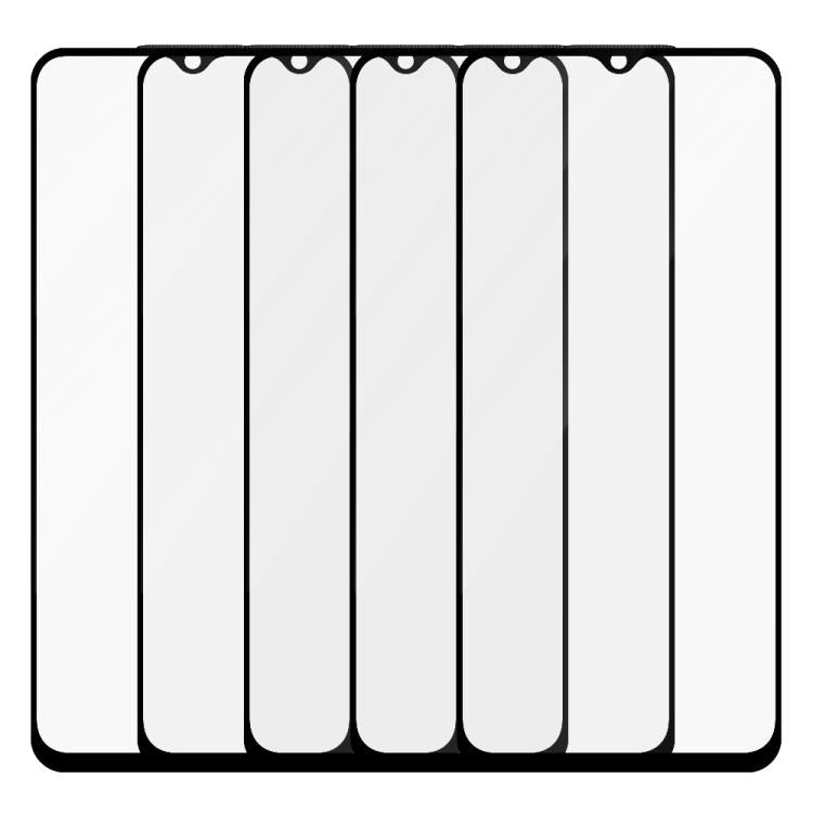 For Redmi Note 11E 5pcs / Pack Do As You Wish Silk Screen Printed HD Tempered Glass Film - Black