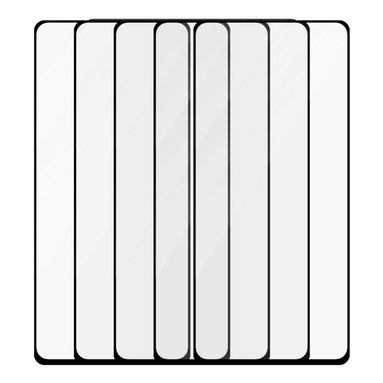For Redmi Note 11E Pro 5pcs / Pack Do As You Wish Silk Screen Printed HD Tempered Glass Film - Black