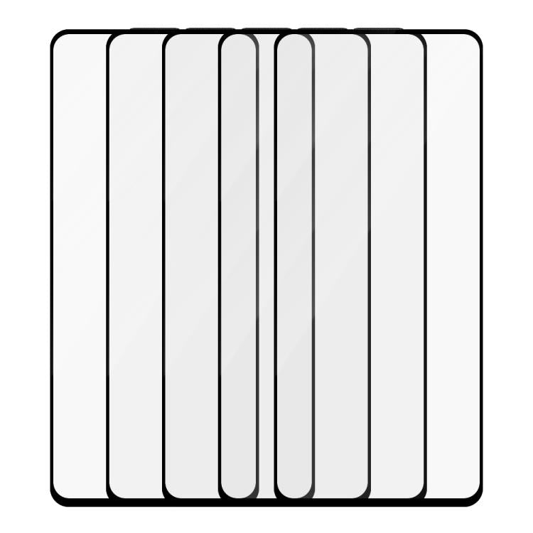 For Redmi Note 12T Pro / Note 11T Pro 5pcs / Pack Do As You Wish Silk Screen Printed HD Tempered Glass Film - Black