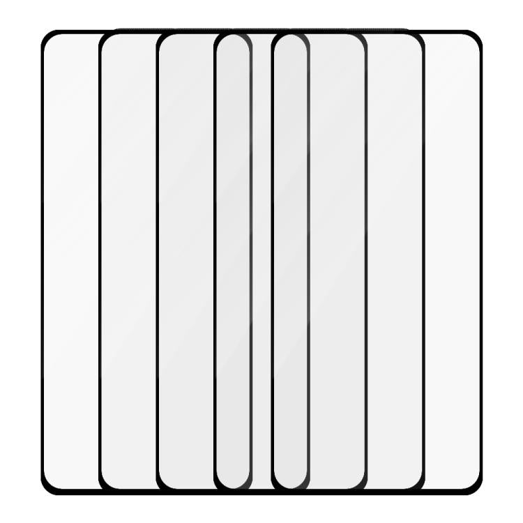 For Redmi Note 14 5G 5pcs / Pack Do As You Wish Silk Screen Printed HD Tempered Glass Film - Black