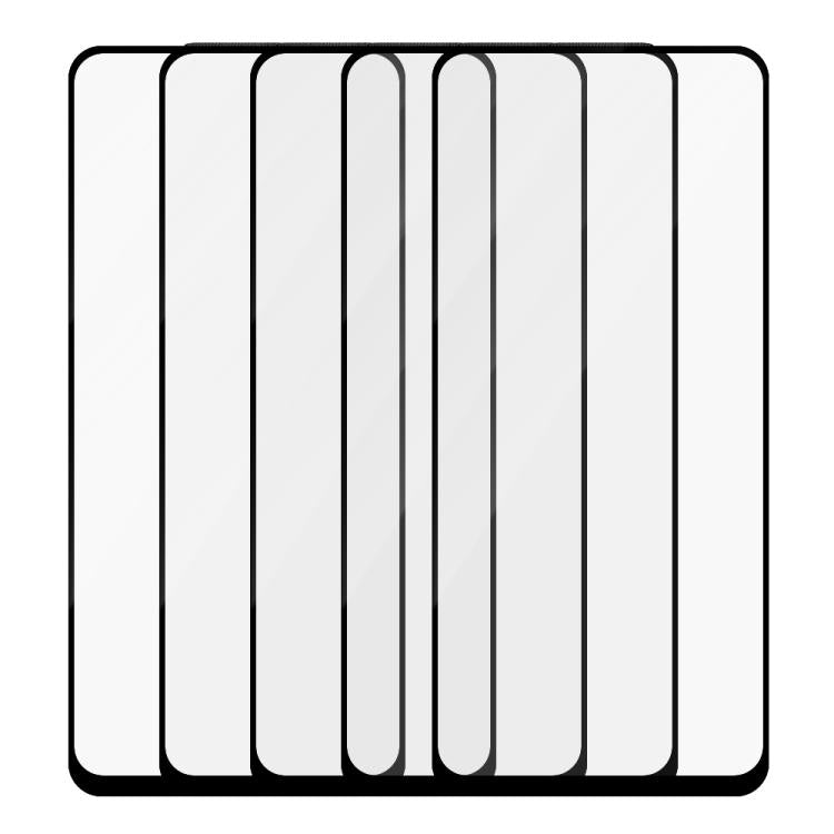 For Redmi Note 12 5G / 4G 5pcs / Pack Do As You Wish Silk Screen Printed HD Tempered Glass Film - Black