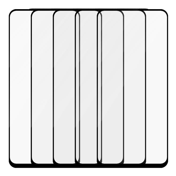 For Redmi Note 11 4G 5pcs / Pack Do As You Wish Silk Screen Printed HD Tempered Glass Film - Black
