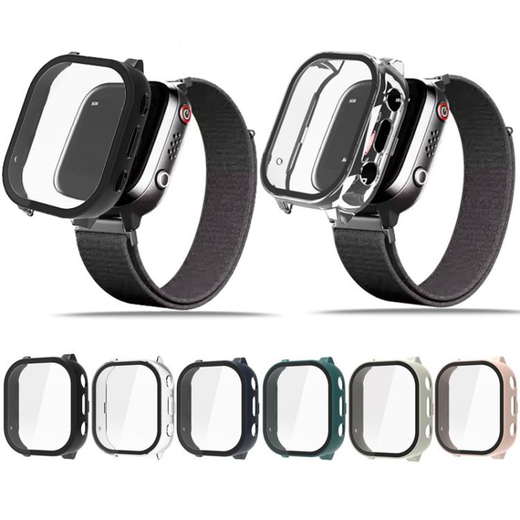 For Cosmo JrTrack 3 Tempered Glass Film Integrated PC Watch Protective Cover