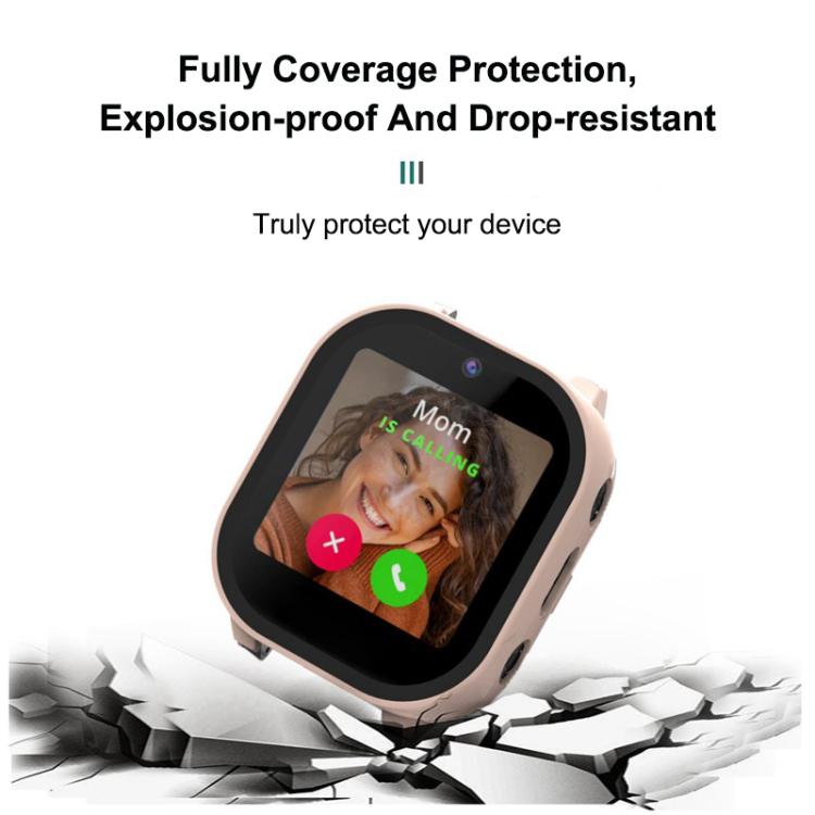 For Cosmo JrTrack 3 Tempered Glass Film Integrated PC Watch Protective Cover