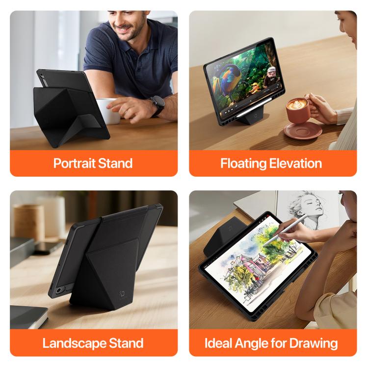 For Samsung Galaxy Tab S10 Lite/S10 FE DUX DUCIS Vers Series PU + TPU Tablet Case