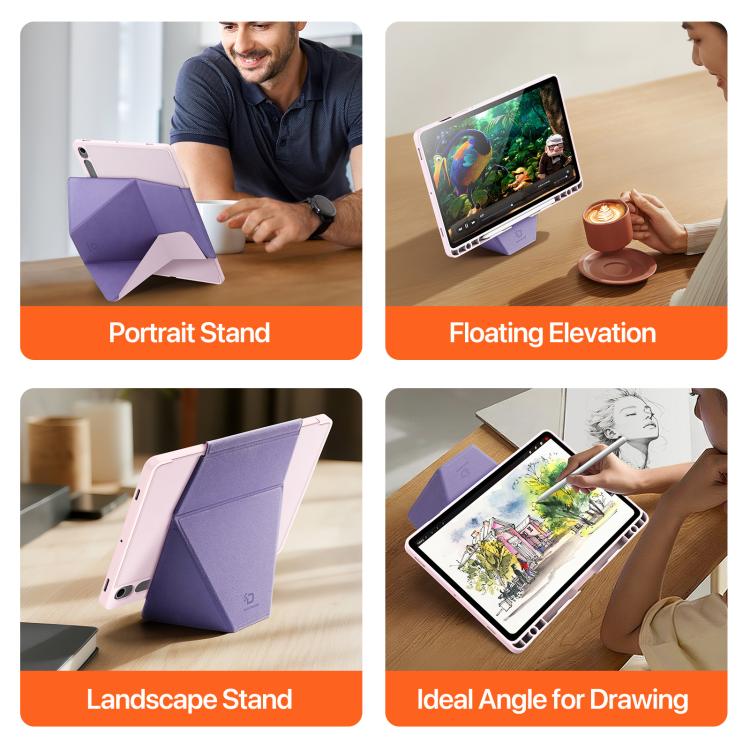 For Samsung Galaxy Tab S10 Lite/S10 FE DUX DUCIS Vers Series PU + TPU Tablet Case