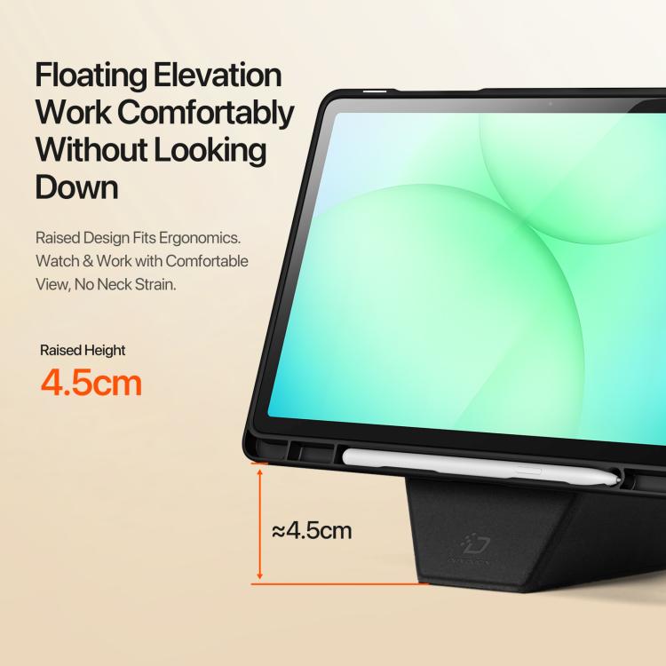 For Samsung Galaxy Tab A11+ / A9+ DUX DUCIS Vers Series PU + TPU Tablet Case
