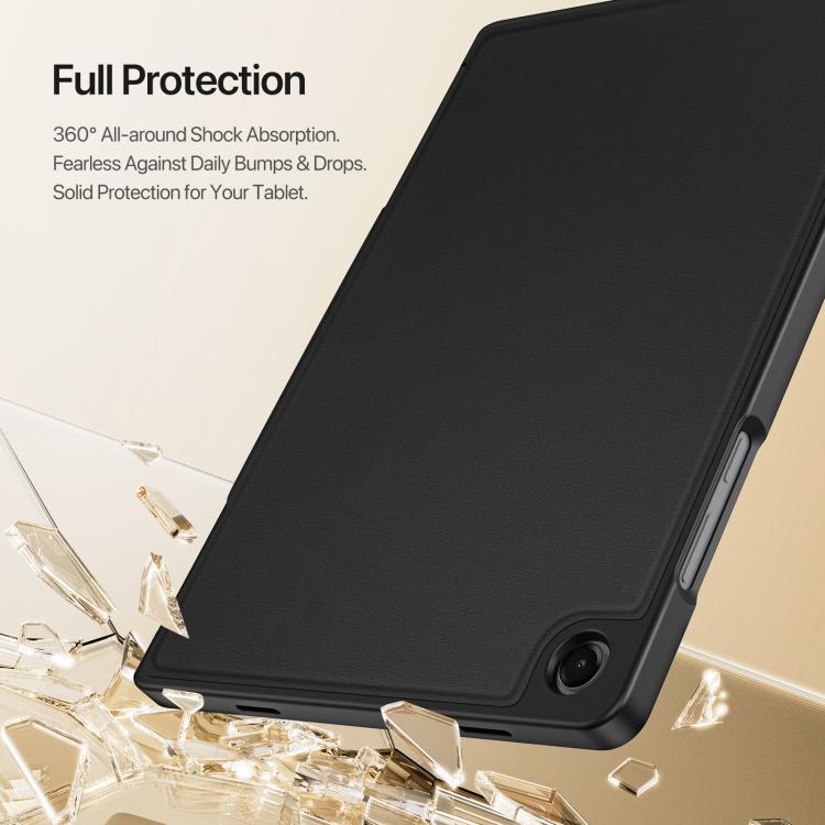 For Samsung Galaxy Tab A11+ / A9+ DUX DUCIS Vers Series PU + TPU Tablet Case