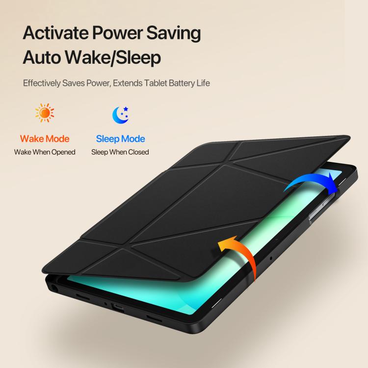 For Samsung Galaxy Tab A11+ / A9+ DUX DUCIS Vers Series PU + TPU Tablet Case